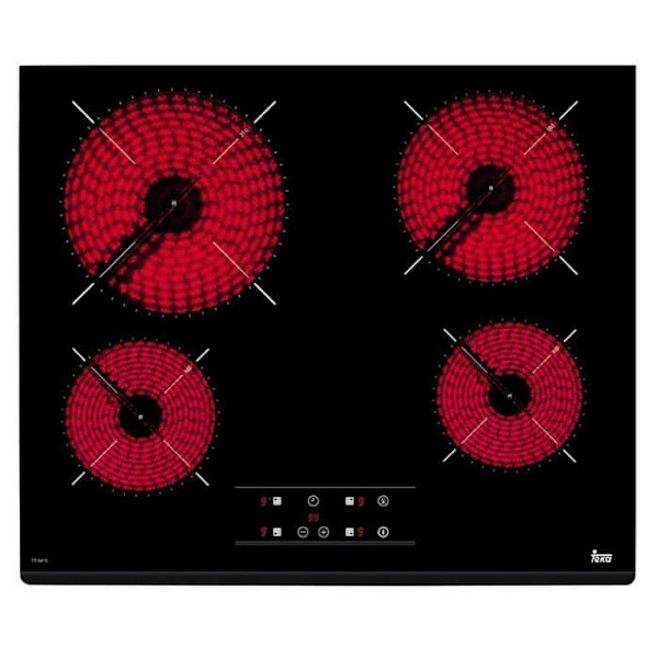 Teka Keramisk Kogeplade Tz 6415 60 Cm Sort Sort