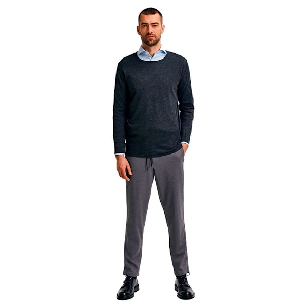 Selected Strik Sweater Rome Grå XL Mand