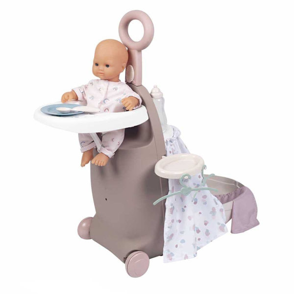 Smoby Sisään Baby Nurse Bn Trolley 3 1 Kirkas