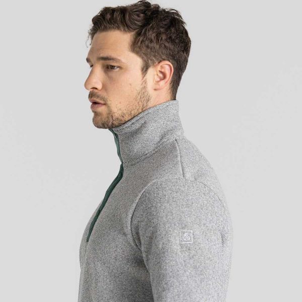 Craghoppers Halv Lynlås Fleece Finnian Grå XL Mand