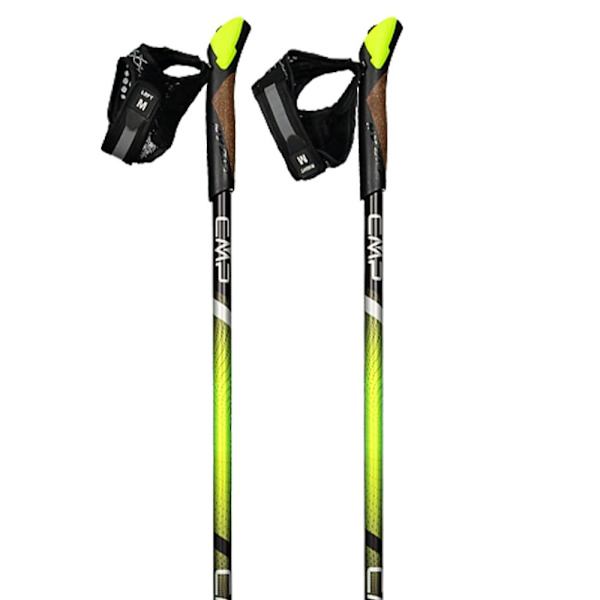 Cmp Maniva Stavgangsstave 3b35997 Gul,Sort 75-125 cm