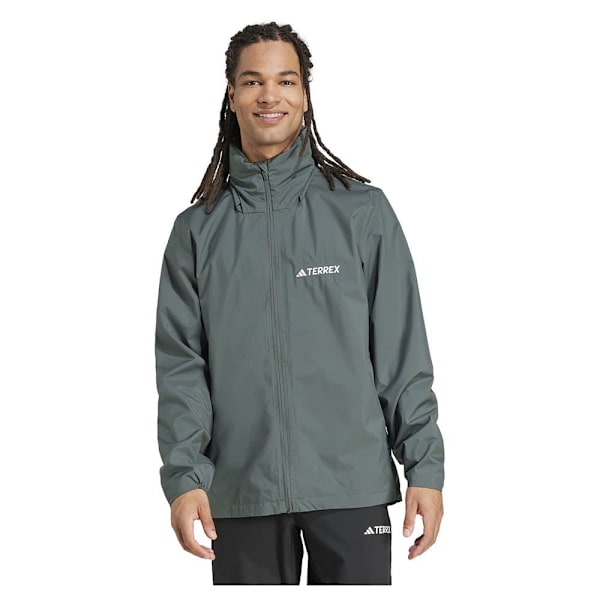 Adidas Multi Essentials 2l Rain Jakke Grå XL Mand