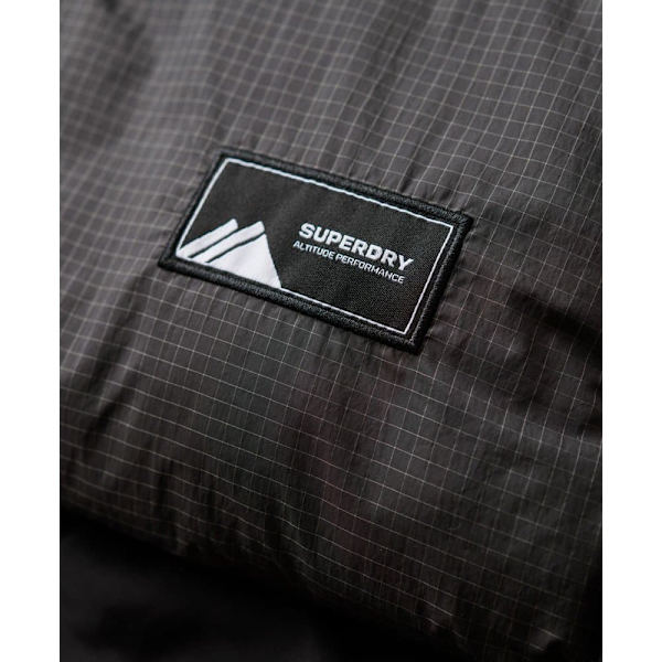 Superdry Dunväst Ripstop Longline Grå S Kvinna