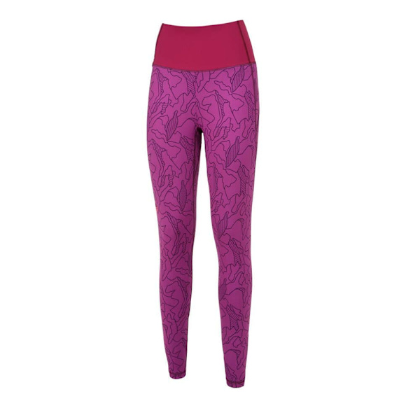 Wildcountry Leggings Session All Over Print Lilla DE 40 Kvinde