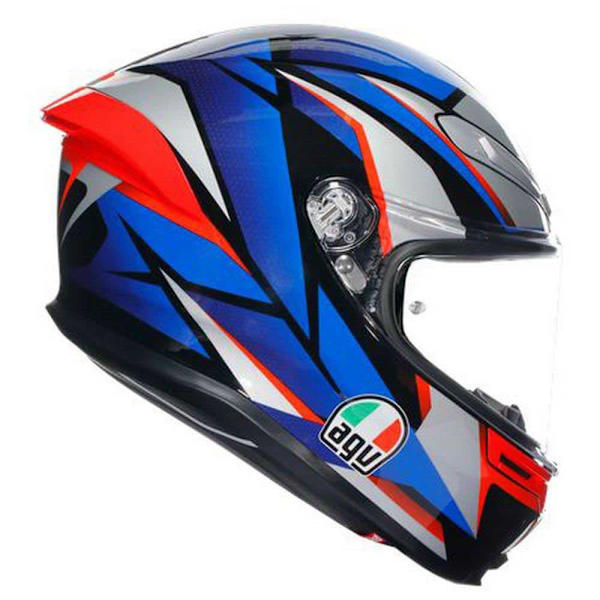 Agv Fullt Ansikte Hjälm K6 S E2206 Mplk Flerfärgad L