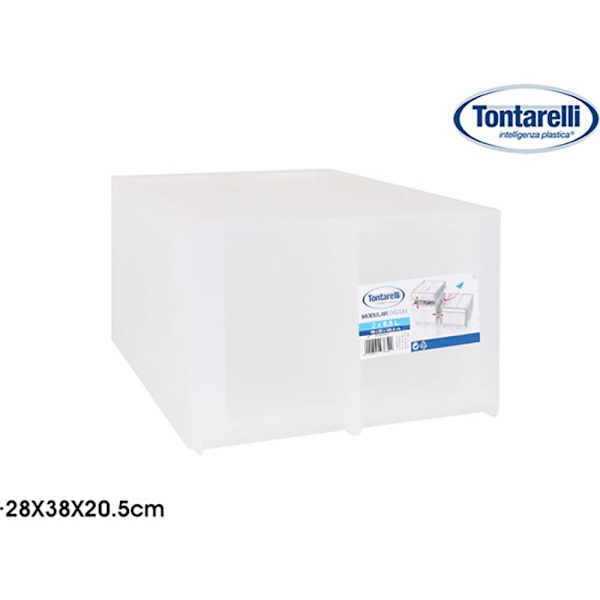 Tontarelli Udkast Dobbelt Høj Opbevaring 29x38x20.5 Cm Modular Transparent