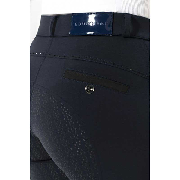 Equitheme Ridbyxor I Silikonsits Safir Svart 40