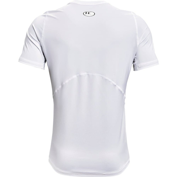 Under Armour Ches Courtes Jersey Ajusté À Hvid XL / Regular Mand