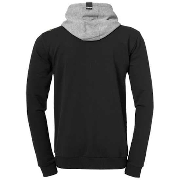 Kempa Täysi Vetoketjuhuppari Core 2.0 Musta,Harmaa 116 cm Poika