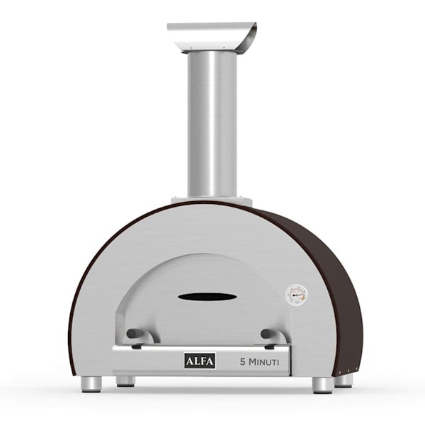 Alfa Forni Puu-uuni 5 Minuti Pizza Hopeinen