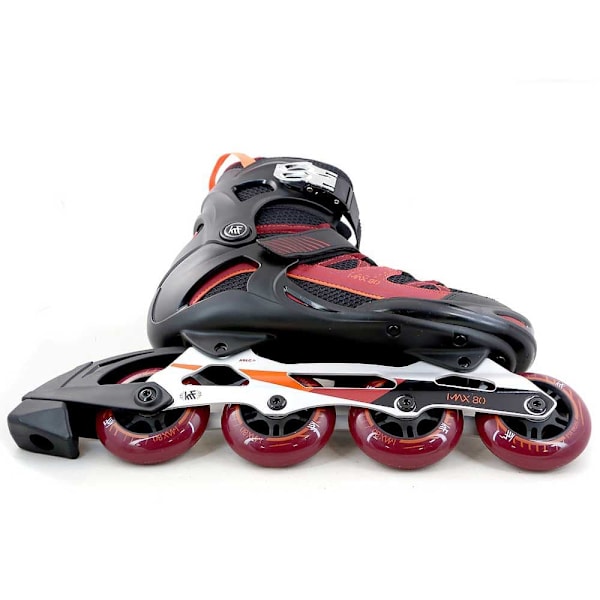 Krf Inline Skøjter Max-80 Rød,Sort EU 44