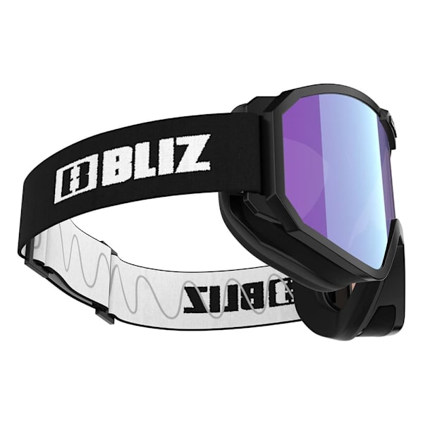 Bliz Rave Jr Skibriller Sort Light Orange w Blue Multi/CAT1