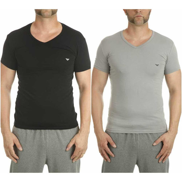 Emporio Armani Kortærmet T-shirt 111512 Cc717 Sort S Mand