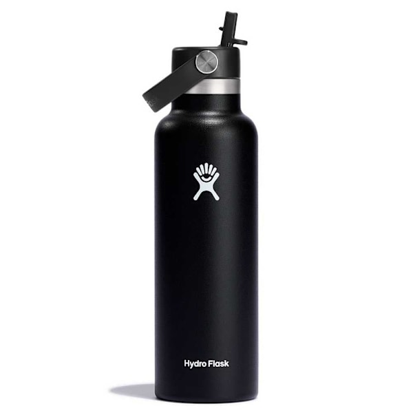 Hydro Flask 622ml Standard Flex Strå Kasket Thermo Sort