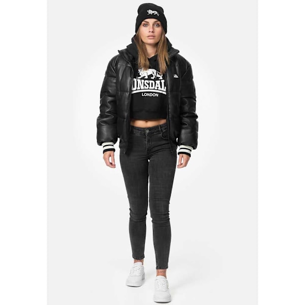 Lonsdale Jakke Hybreasal Sort S Kvinde