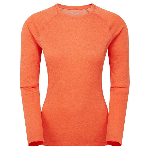 Montane Dart Pitkähihainen T-paita Oranssi M Nainen