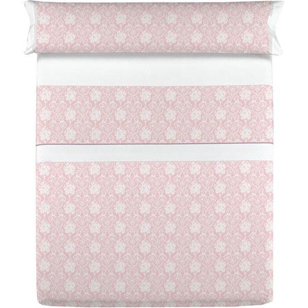 Tejidos Reina Clx Damask Flannel Triptych Sheet Set Damask 90 Cm