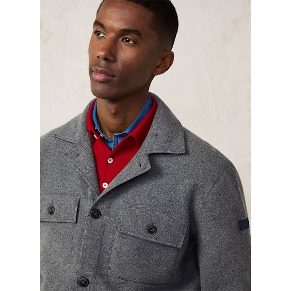 FaÇonnable Felt Wool Hybrid övertröja Grå XL Man