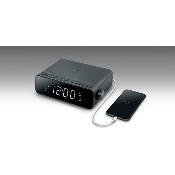 Muse M-175 Wi Växarklocka Svart