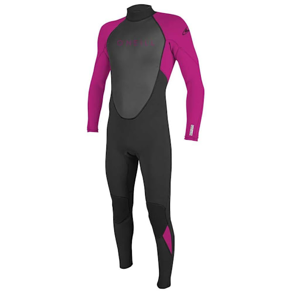 O´neill Wetsuits Ryg Zip Suit Junior Reactor Ii 3/2 Mm Sort 14