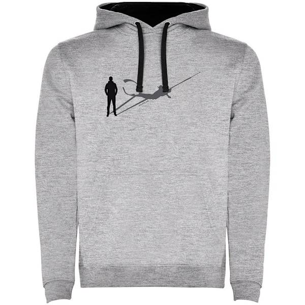 Kruskis Shadow Spearfish Two-colour Hættetrøje Grå 3XL Mand