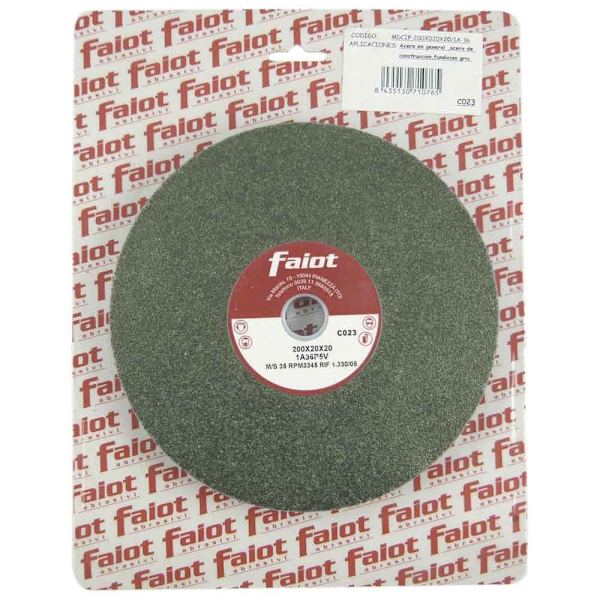 Faiot Slibeskive Mdcip20025208c80 200x25x20 Mm Søvfarvet