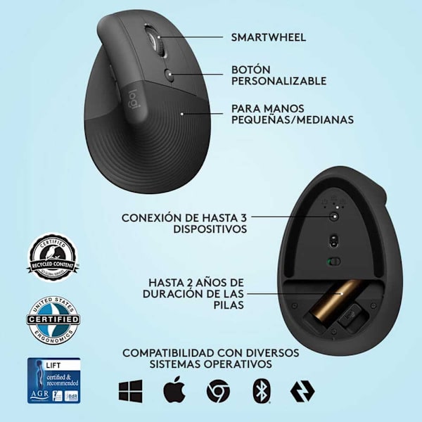 Logitech Trådløs Mus 910-006473 Sort