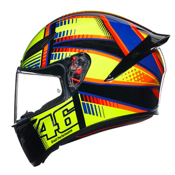 Agv Fullt Ansikte Hjälm K1 S E2206 Flerfärgad M