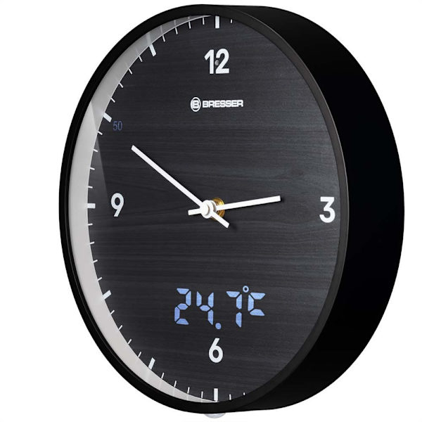 Bresser Vægur Mytime Ledsec Sort