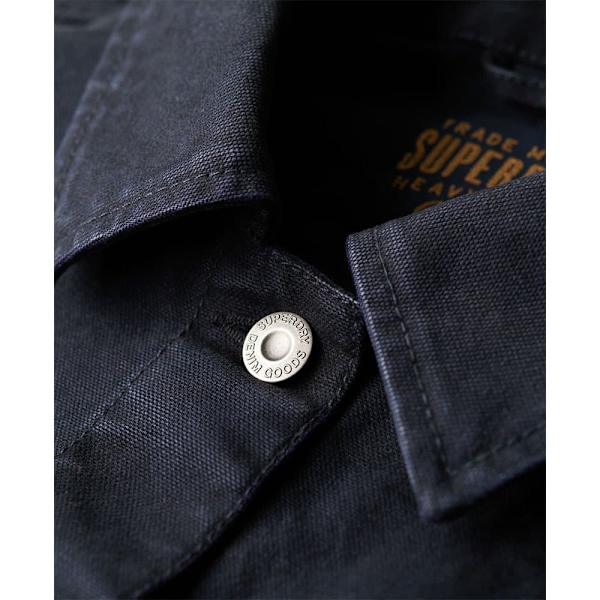Superdry Canvas Chore Jacka Blå S Kvinna