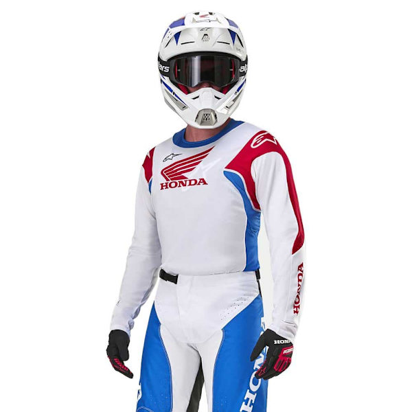 Alpinestars Långärmad T-shirt Honda Racer Iconic Vit XL Man
