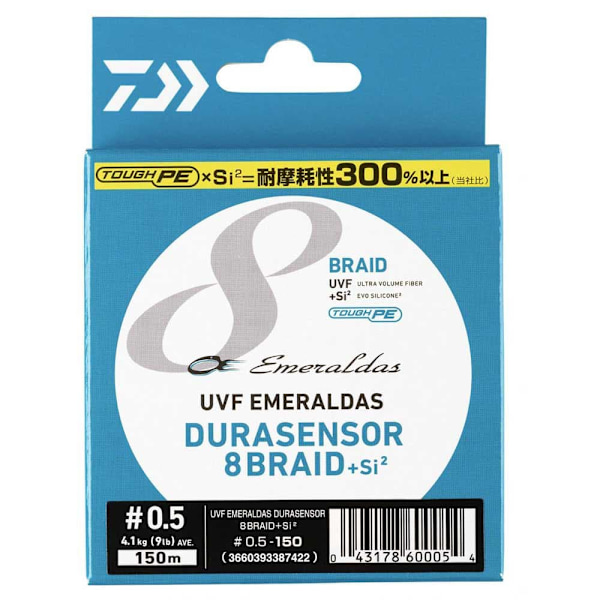 Daiwa Emeraldas Sensor 8 Braid+si2 150 M Flerfärgad 0.050 mm
