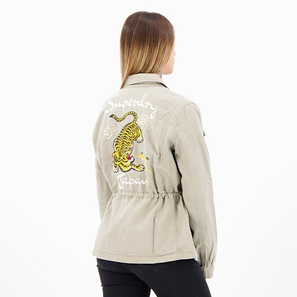 Superdry Jacka Military M65 Grönt M Kvinna