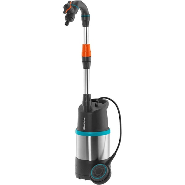 Gardena Regnvandspumpe 4700/2 550w Sort, Grøn, Rustfrit stål