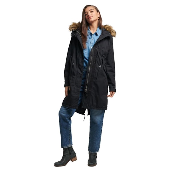 Superdry Jakke Authentic Military Sort 2XS Kvinde