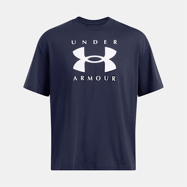 Under Armour Heavyweight Oversized Branded Lyhythihainen T-paita Sininen XL Mies