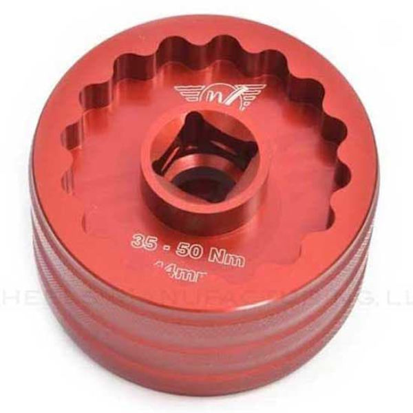 Wheels Manufacturing Double Sided Bottom Bracket Socket Röd