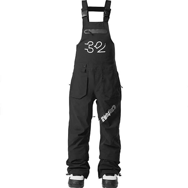 Thirtytwo Byxor Basement Bib Svart M Pojke