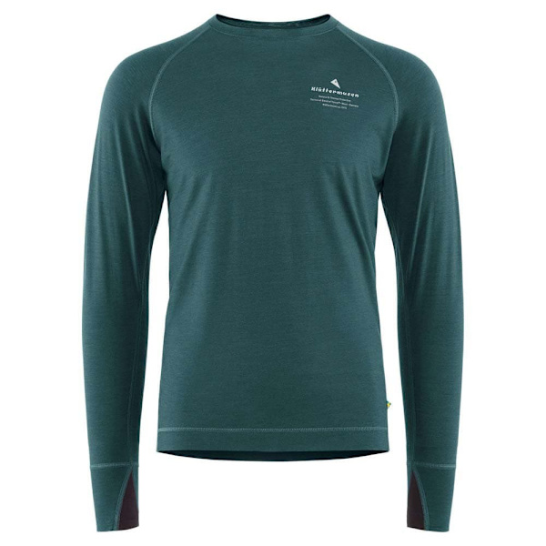 KlÄttermusen Fafne Crew Langærmet Baselayer Grøn XL Mand