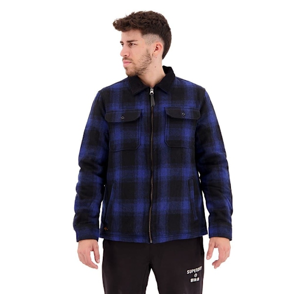 Superdry Ullövertröja Hunting Blå L Man