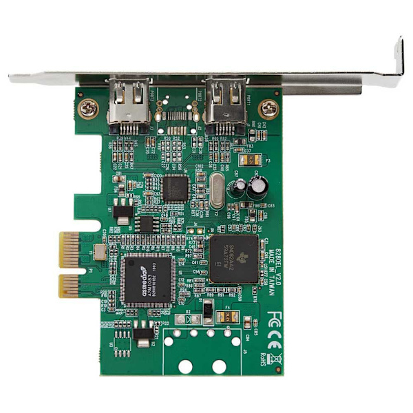 Startech Pcie 2 Port Firewire Tsb82aa2 Chipset Grøn