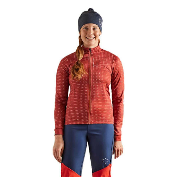 Maloja Sawangm. 1/1 Fleecejacka Med Dragkedja Orange M Kvinna