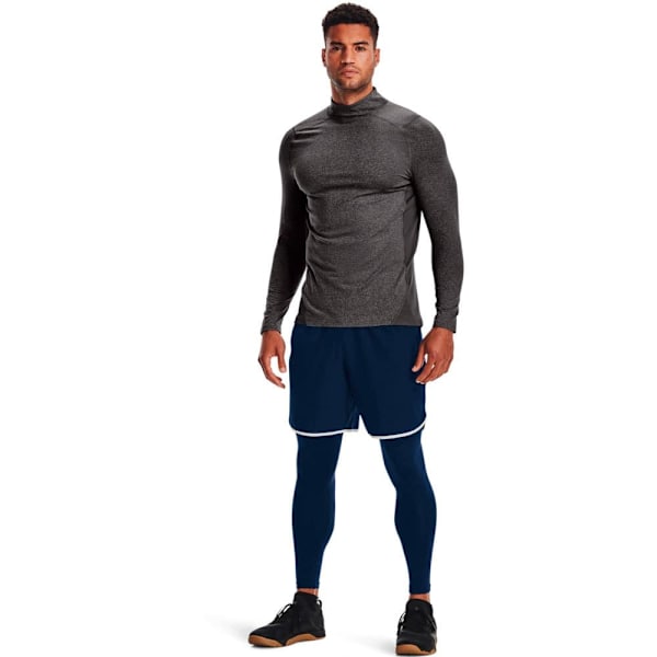 Under Armour Pitkähihainen T-paita Coldgear Armour Fitted Mock Harmaa XL / Regular Mies