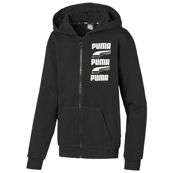 Puma Jacka Rebel Bold Tr Svart 7-8 Years Pojke