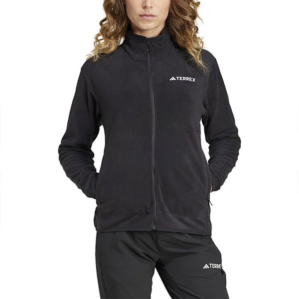 Adidas Terrex Multi Fleecejakke Med Fuld Lynlås Sort L Kvinde