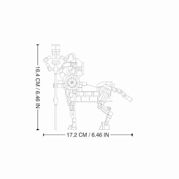 Sluban I Builder Robot 8 1409 Stykker Søvfarvet