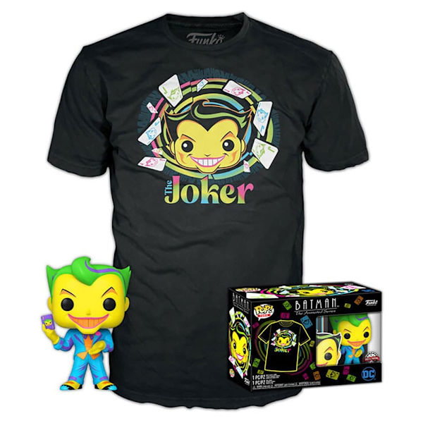 Funko Pop And Tee Dc Comics Batman Joker Exclusive Flerfärgad S