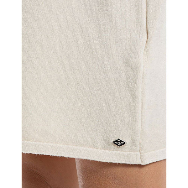 Replay Kjole Dk3565.000.g23372 Beige XS Kvinde