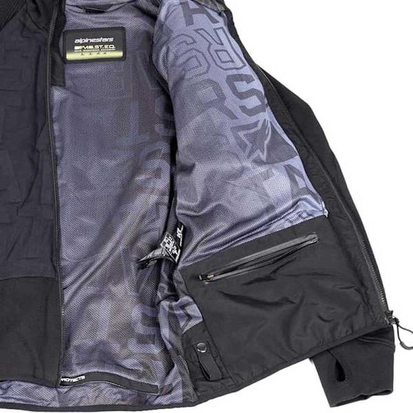Alpinestars Hættejakke Mo.st.eq Hybrid Sort M Mand
