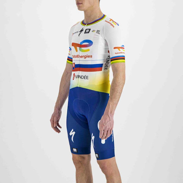 Sportful Kortärmad Tröja Total Energies Bomber Vit 3XL Man